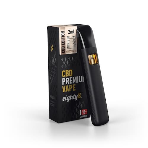 Eighty8 CBD Vape Pen Premium Chocolate 45% 2ml