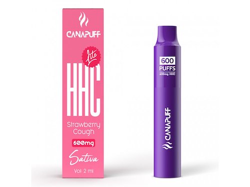 Canapuff HHC Lite Strawberry Cough 600mg 2ml 10ks