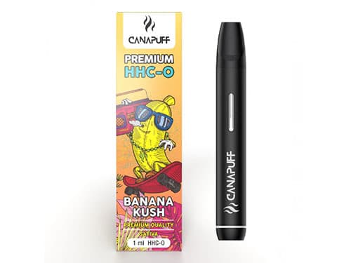 Canapuff  vape pen Banana Kush 96% HHC-O 1ml 10ks