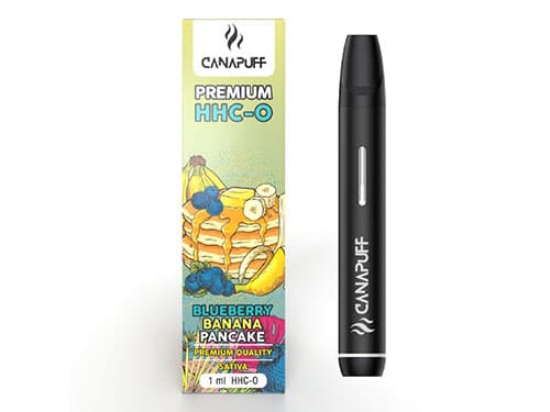 Canapuff  vape pen Blueberry Banana Pancake 96% HHC-O 1ml 10ks
