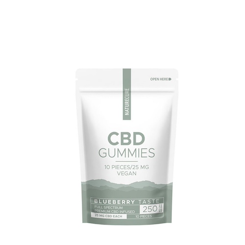 NATURE CURE CBD gummies borůvka 250mg 10ks