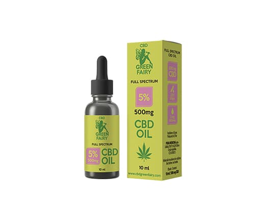 GREEN FAIRY Pyramidální full spectrum CBD 5% 500mg 10ml  