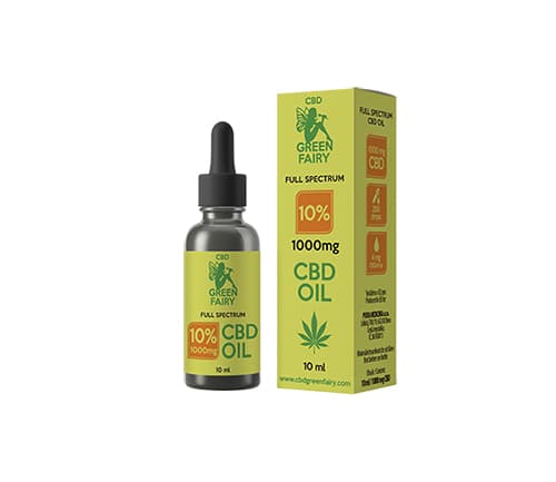 GREEN FAIRY Pyramidální full spectrum CBD 10% 1000mg 10ml  
