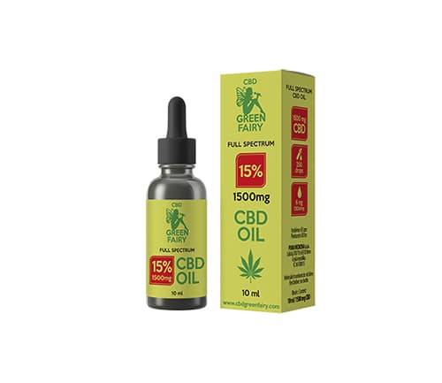 CBD olej full spectrum 15% 1500mg 10ml  GREEN FAIRY