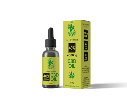 GREEN FAIRY Pyramidální full spectrum CBD 40% 4000mg 10ml  