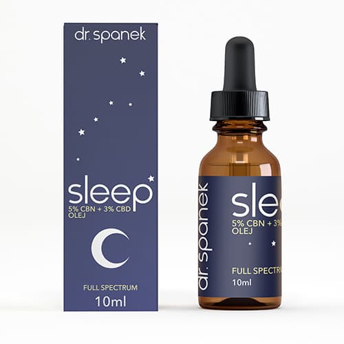 Pyramidální kapky na spánek 5% CBN a 3% CBD 10ml dr.spánek