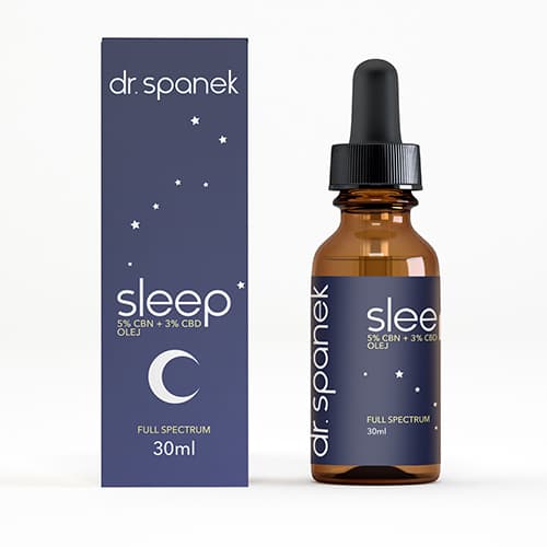 Pyramidální kapky na spánek 5% CBN a 3% CBD 30ml dr.spánek