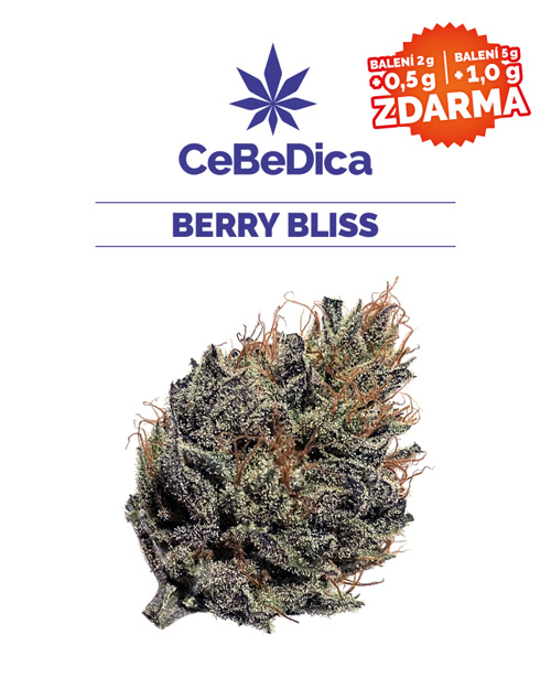 CBD květy Berry Bliss 5g CeBeDica
