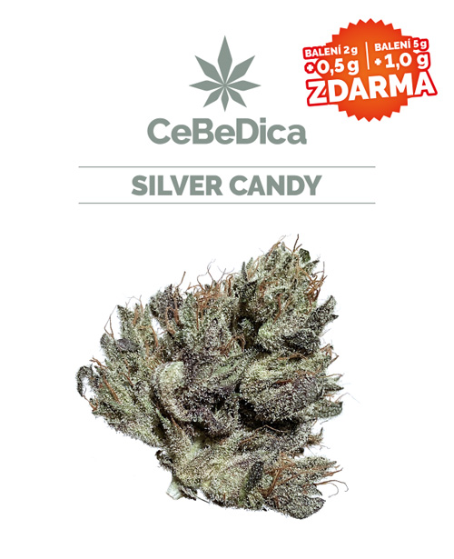 CBD květy Silver Candy 5g CeBeDica