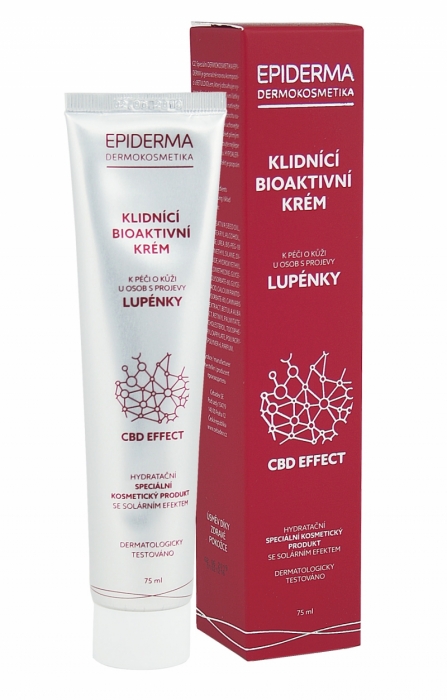 EPIDERMA bioaktivní CBD krém při lupénce 75ml