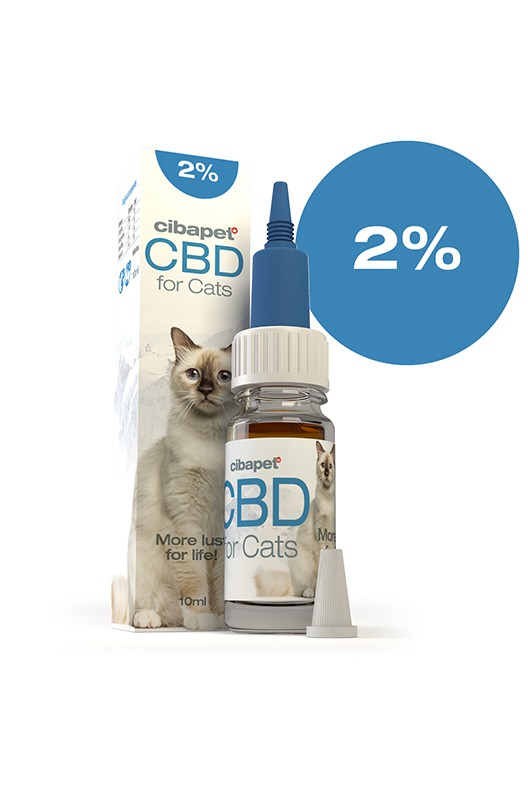 CBD olej pro kočky 2% 200mg 10ml Cibapet
