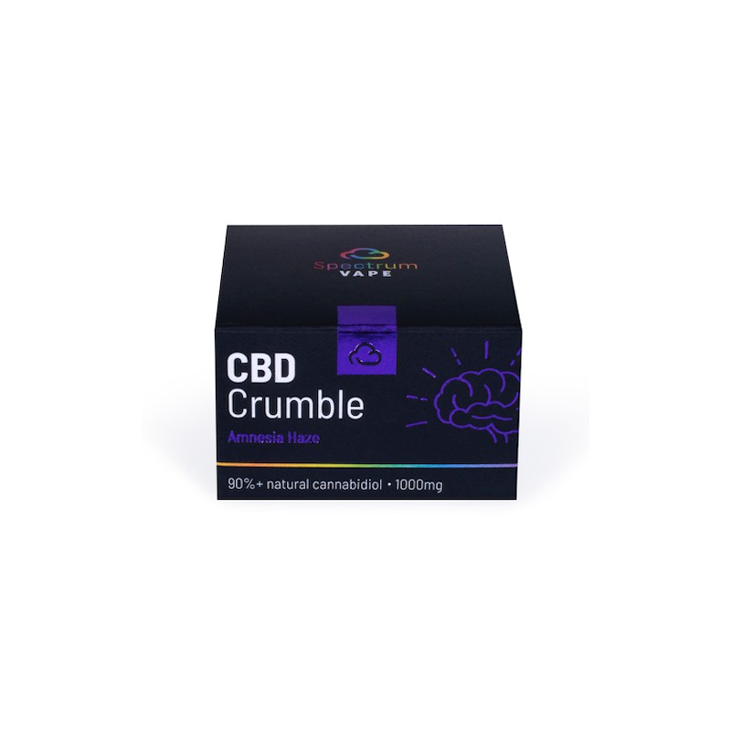 CBD Crumble amnesia 90% 1g 1000mg Spectrum Vape