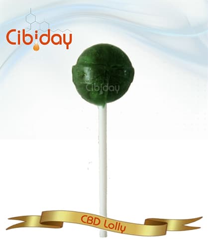 CBD Lolly Jablko lízátko 4mg 15g Cibiday 