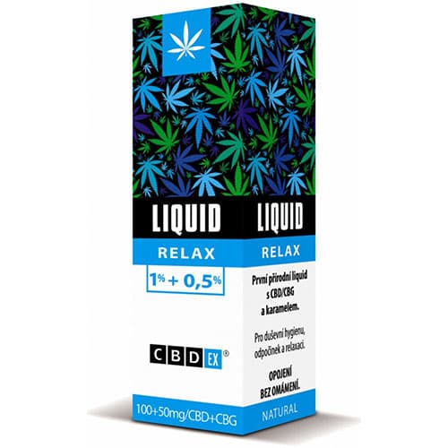 CBDex Liquid Relax 1% CBD +05% CBG 10 ml