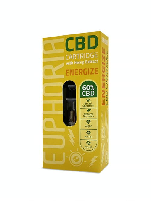 Euphoria CBD cartridge Energize 300 mg 0,5 ml