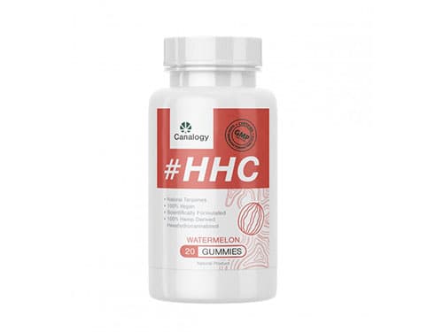 Canalogy HHC gummies wattermelon 500 mg 20 ks