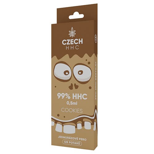 CZECH HHC 99% HHC jednorazové pero Cookies 125 potahů 0,5ml 1ks  