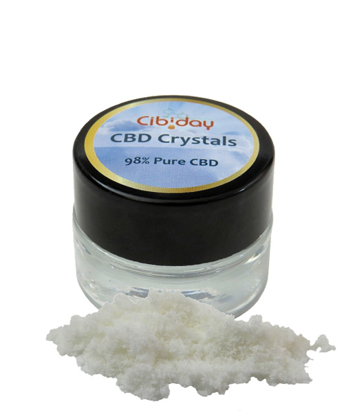 CBD krystal 98% 500mg 0,5g Cibiday