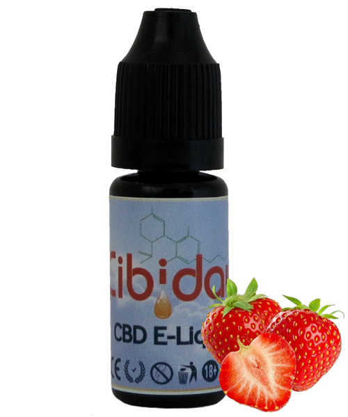 CBD e-liquid Jahoda 50mg 10ml Cibiday