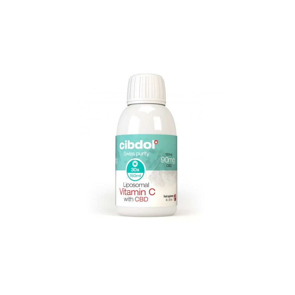 Lipozomální CBD vitamin C 90mg 150ml Cibdol