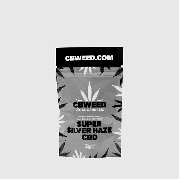 CBWEED CBD květy konopní Super Silver Haze 2g 