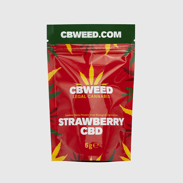 CBWEED CBD květy konopní Strawberry 02 5g 