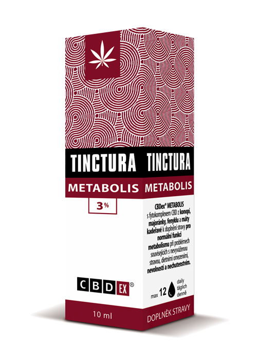 CBDex Tinctura Metabolis 3% 10ml