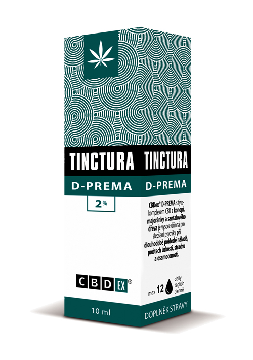 CBDex Tinctura D-PREMA 2% 10ml
