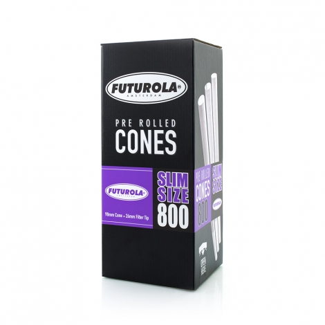 Slim Size PRE-ROLLED Cones 800ks FUTUROLA