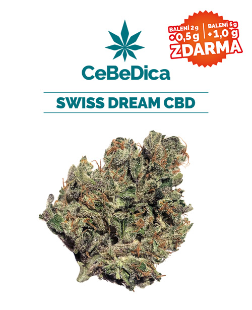 CBD květy Swiss Dream 2g CeBeDica