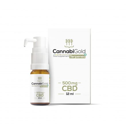 Cannabigold Terpenes CBD a terpeny v oleji 500 mg 12ml