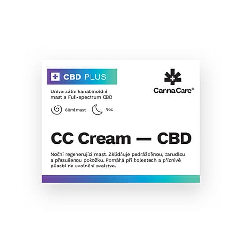 Noční konopná mast CC Cream s CBD 60ml CannaCare