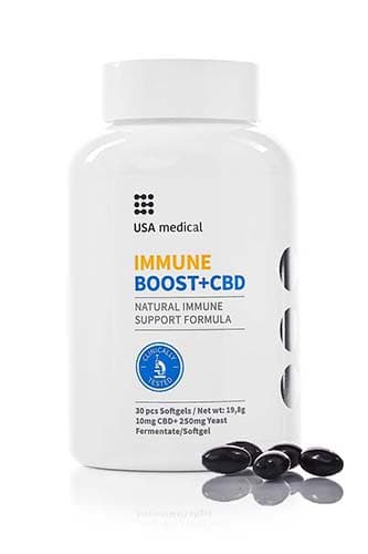 Immune Boost + CBD kapsle 30ks USA MEDICAL
