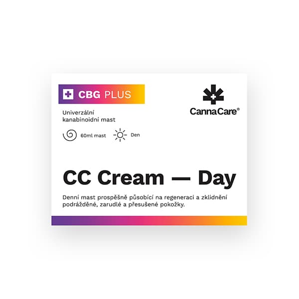 Denní konopná mast CC Cream s CBG 60ml CannaCare