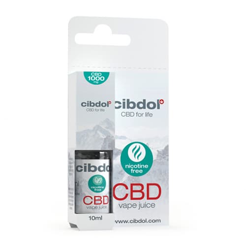 CBD Vape Juice Mint 1000mg 10ml Cibdol