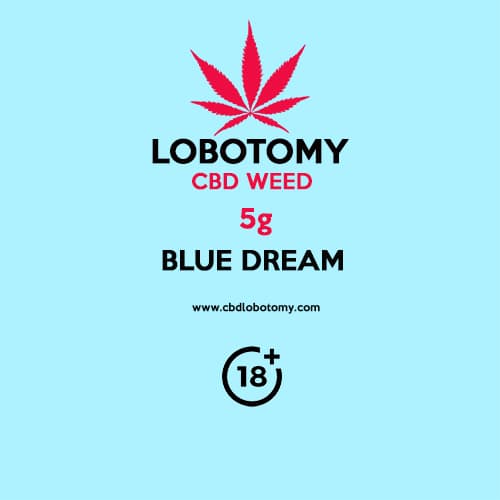 CBD květy konopní weed BLUE DREAM 5g LOBOTOMY