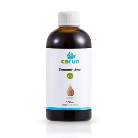 Carun konopný sirup BIO 0,3 l