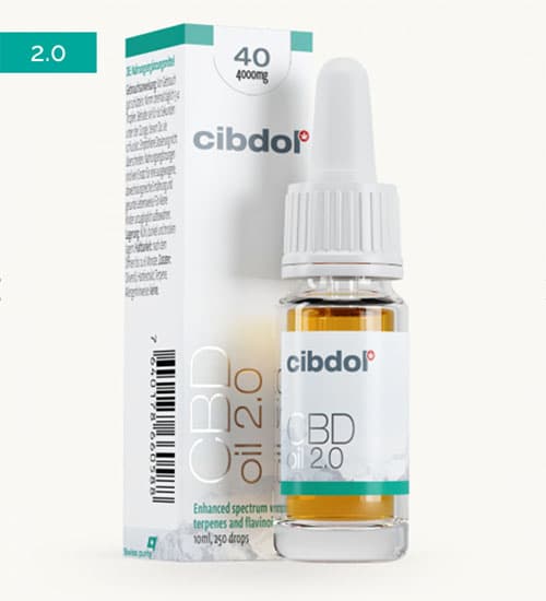 CBD olej 2.0 40% 4000mg 10ml Cibdol