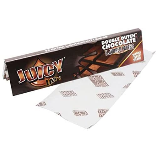 Ochucené papírky Juicy Jays KS Slim Double Dutch Chocolate 