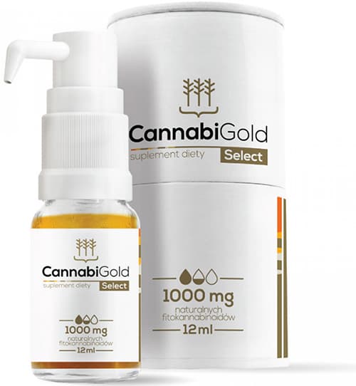 CannabiGold CBD olej 10% Select 12 ml