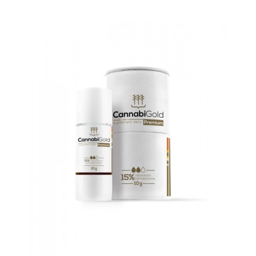CannabiGold CBD olej 15% Premium 12ml - Expirace 08/24