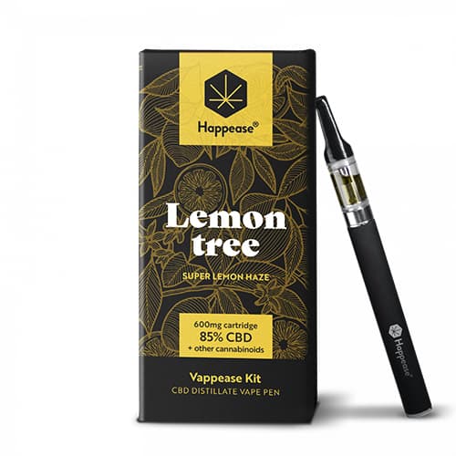 Happease Classic Lemon Tree  Vapovací sada 85 % CBD 600 mg