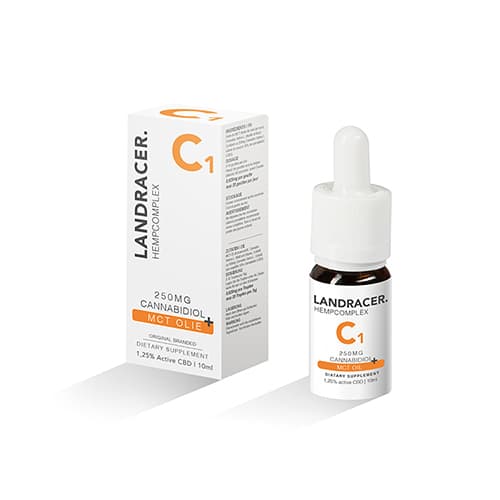 LANDRACER CBD olej 250mg C-serie 10ml