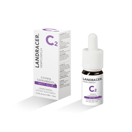 LANDRACER CBD olej 500mg C-serie 10ml