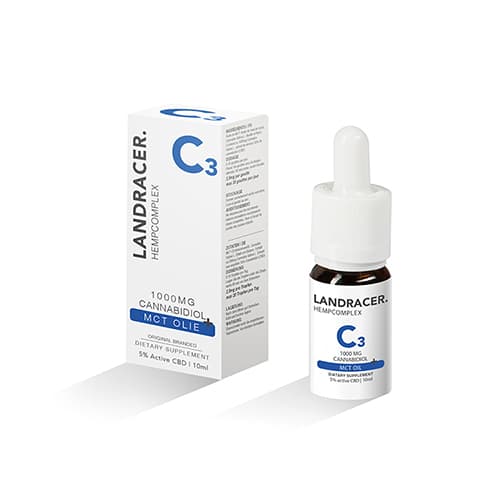 LANDRACER CBD olej 1000mg C-serie 10ml