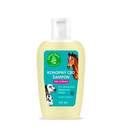 Zelená Země CBD šampon pro zvířata 125 ml 