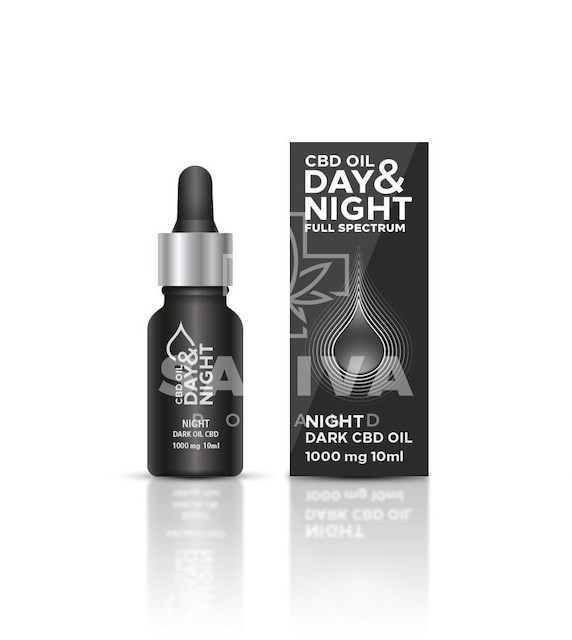 CBD olej DAY&NIGHT - NIGHT 10% 1000mg CBD 10ml SATIVA POLAND