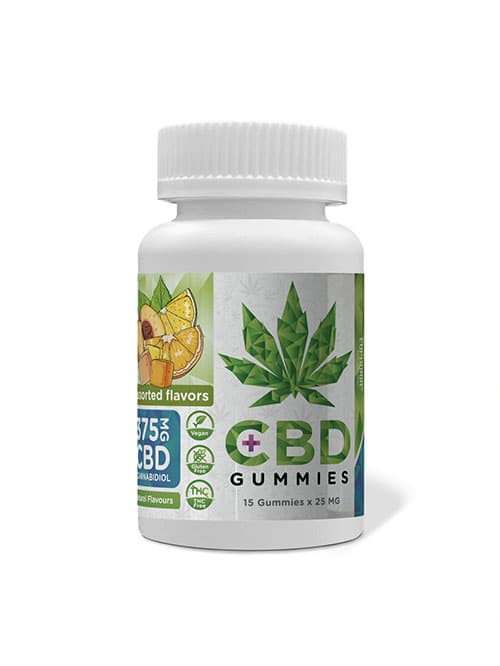 Euphoria CBD Gummies bonbóny mix 375 mg 15ks