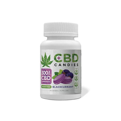 Euphoria CBD Bonbóny černý rybíz 300 mg 30ks