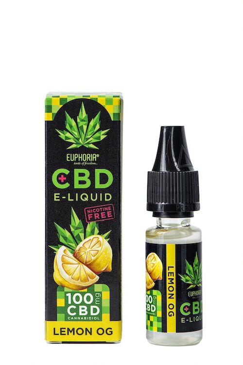 Euphoria CBD e-liquid Lemon OG 10ml 100mg CBD